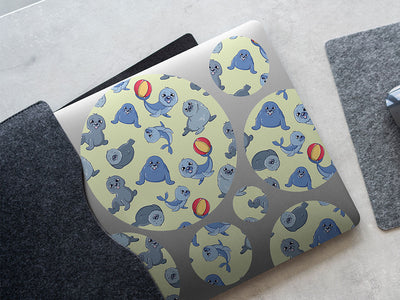 silly seals salt water DIY Laptop Stickers