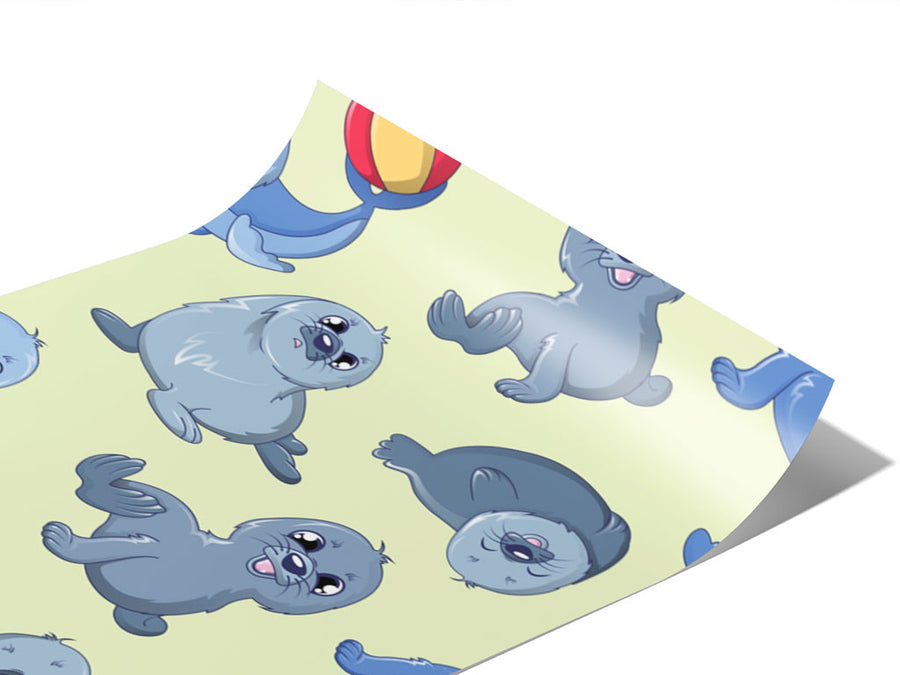 Silly Seals Marine Life Vinyl Wraps~Rwraps Series 914 Digitally Printed Vinyl Wrap~0