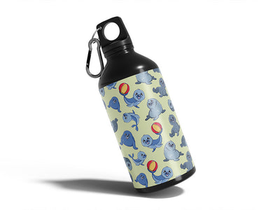 silly seals salt water Water Bottle DIY Stickers