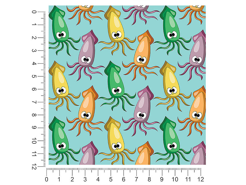 silly squids salt water 1ft x 1ft Craft Sheets