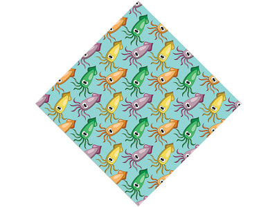 Silly Squids Marine Life Vinyl Wrap Pattern
