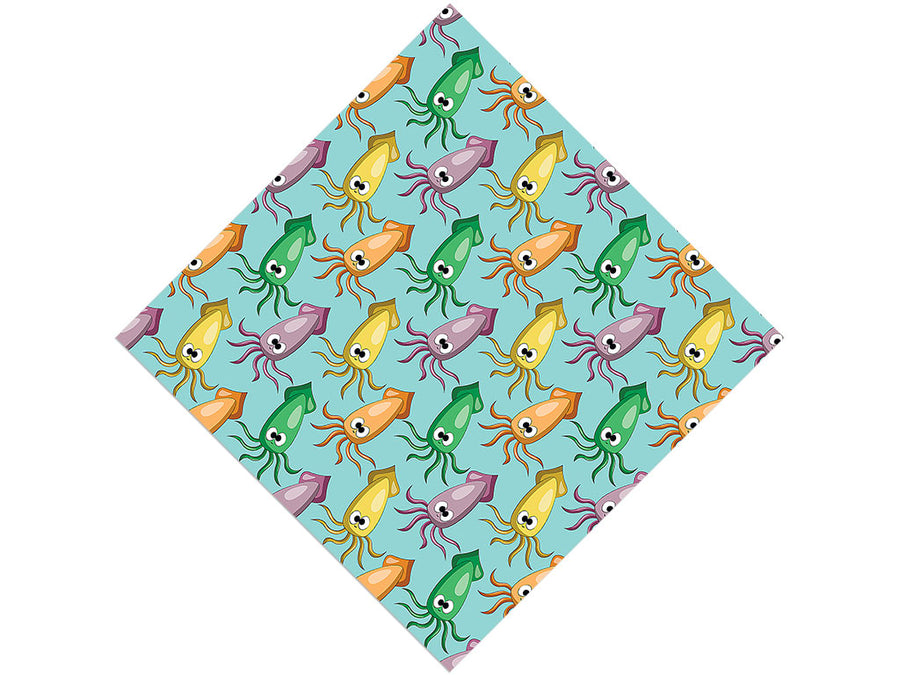 Silly Squids Marine Life Vinyl Wrap Pattern