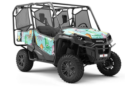 Silly Squids Marine Life Utility Vehicle Vinyl Wrap