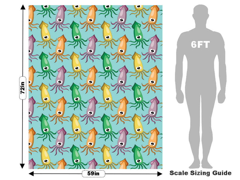 Silly Squids Marine Life Vehicle Wrap Scale~Rwraps Series 914 Silly Squids Marine Life Measurements~1