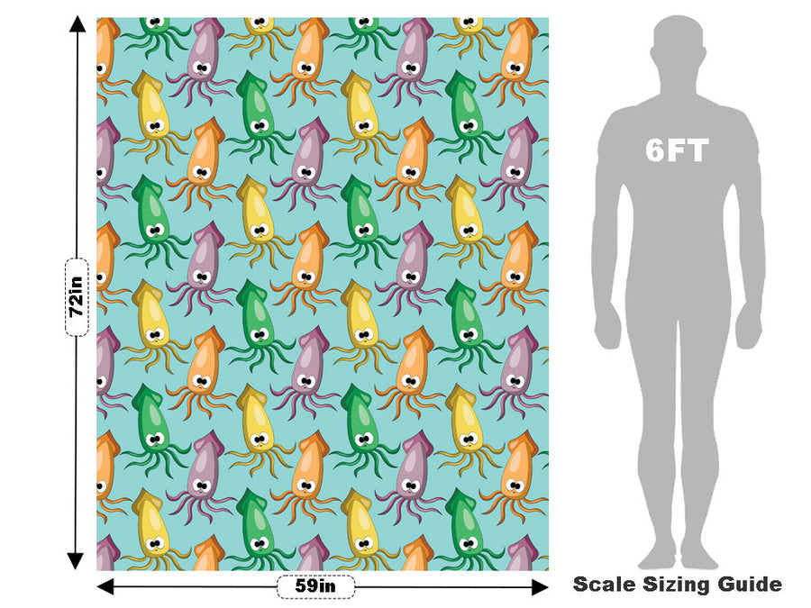 Silly Squids Marine Life Vehicle Wrap Scale~Rwraps Series 914 Silly Squids Marine Life Measurements~1