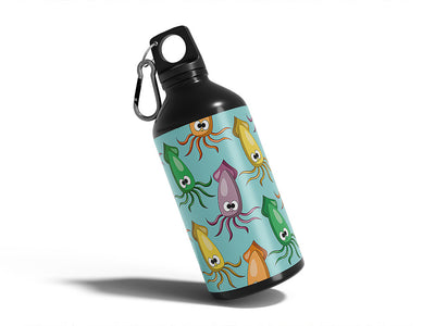 silly squids salt water Water Bottle DIY Stickers