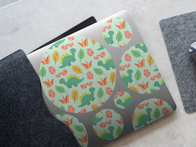 silly stegosaurus dinosaur DIY Laptop Stickers