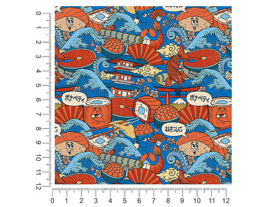 silly sushi japanese 1ft x 1ft Craft Sheets
