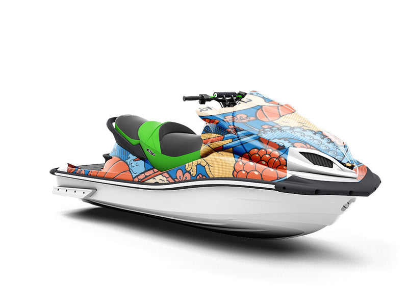 Silly Sushi Food Jet Ski Vinyl Customized Wrap