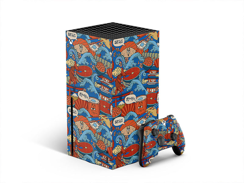 silly sushi japanese XBOX DIY Decal