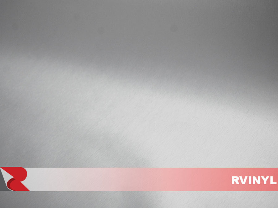 Silver Brushed Aluminum Vehicle Wrap