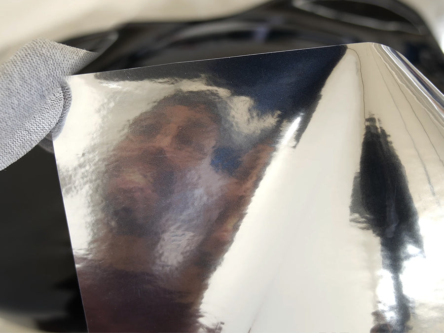 Rwraps Silver Chrome Film~Rwraps Silver Chrome Vinyl Liner~1