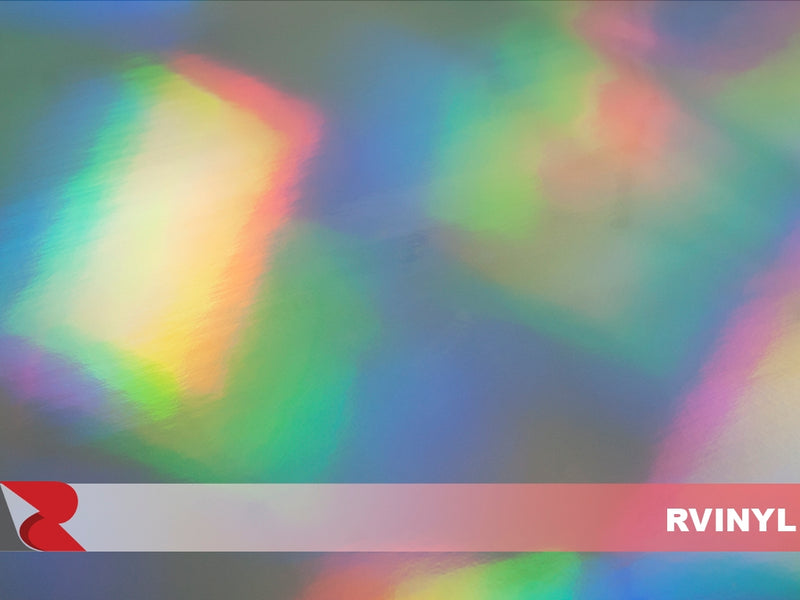 Silver Holographic Chrome Car Wrap Film