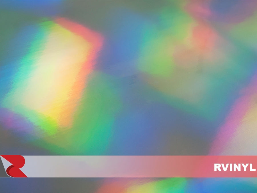 Silver Holographic Chrome Car Wrap Film