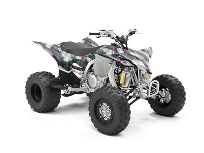 Silver Metal Bling ATV Wrapping Vinyl