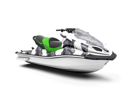 Silver Slices Gemstone Jet Ski Vinyl Customized Wrap