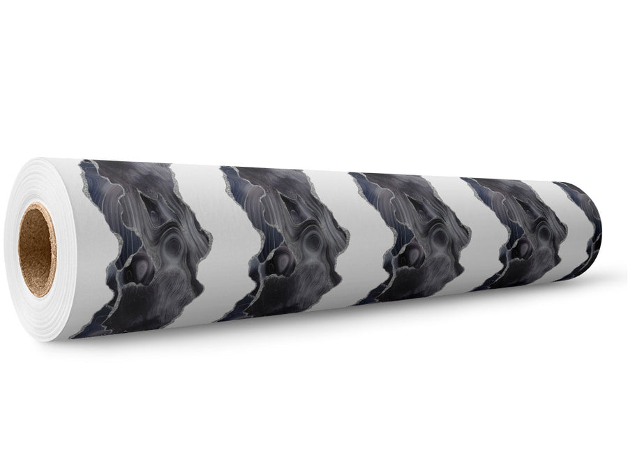 Silver Slices Gemstone Wrap Film Wholesale Roll~Rwraps Series 914 Digitally Printed Vinyl Roll~5