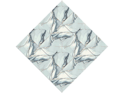 Silver Square Tile Vinyl Wrap Pattern