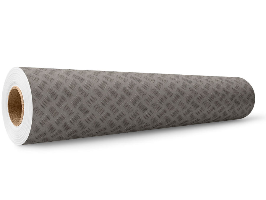 Silver Tread Diamond Plate Wrap Film Wholesale Roll~Rwraps Series 914 Diamond Plate Digitally Printed Vinyl Roll~5