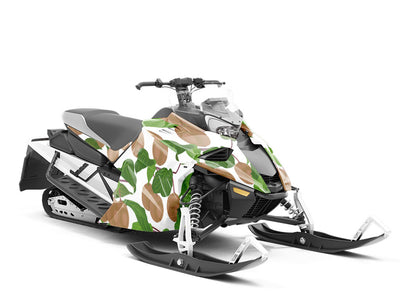 Silver Vine Fruit Custom Wrapped Snowmobile