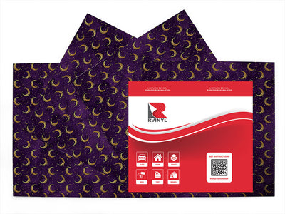 simple celestial horror Craft Vinyl Sheet Pack