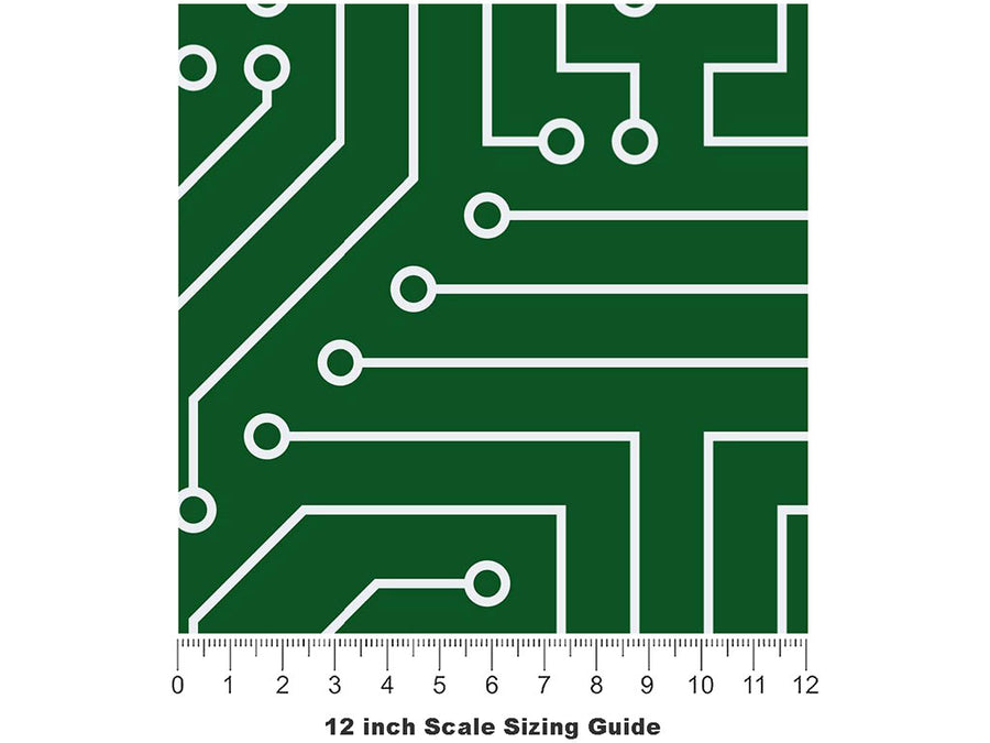 Simple Green Technology Vinyl Film Pattern Size 12 inch Scale~Rwraps Simple Green Technology Sizing Chart~3
