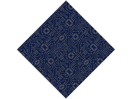 Simple Navy Technology Vinyl Wrap Pattern~Rwraps Series 914 Digitally Printed Vinyl Wrap~0