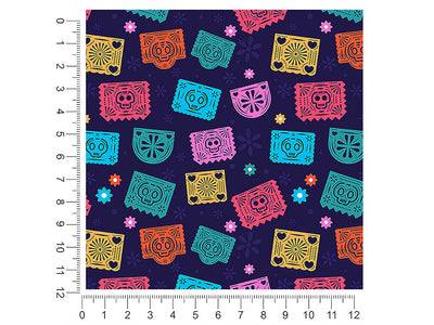 simple picado day of the dead 1ft x 1ft Craft Sheets