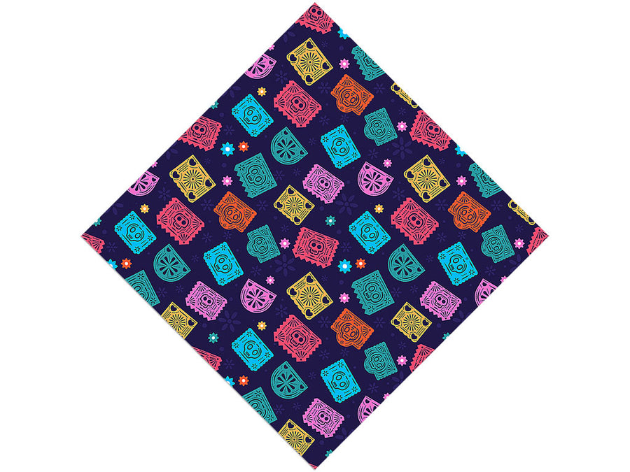 Simple Picado Day of the Dead Vinyl Wrap Pattern