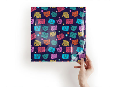 simple picado day of the dead Craft Sheets