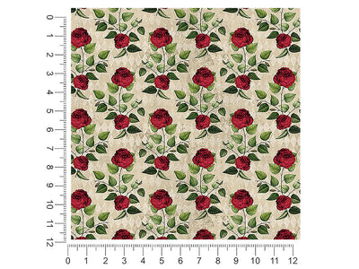 simple roses gothic 1ft x 1ft Craft Sheets