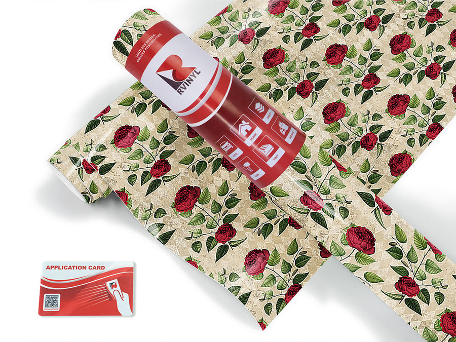 simple roses gothic Craft Vinyl Roll