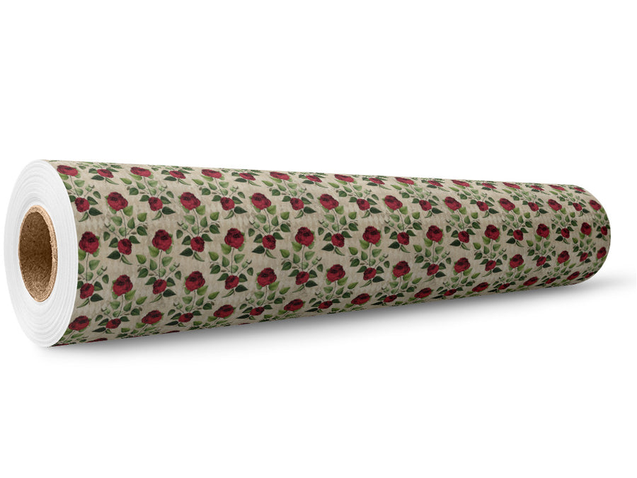 Simple Roses Gothic Wrap Film Wholesale Roll~Rwraps Series 914 Digitally Printed Vinyl Roll~5