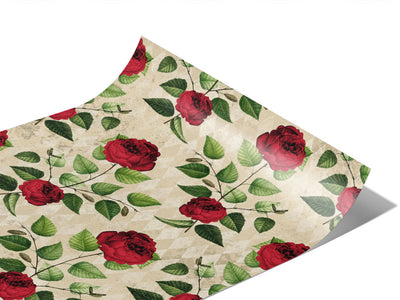 Simple Roses Gothic Vinyl Wraps~Rwraps Series 914 Digitally Printed Vinyl Wrap~0