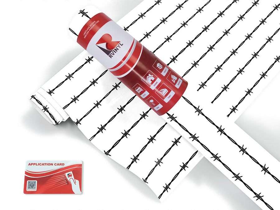 simple ross barbed wire Craft Vinyl Roll