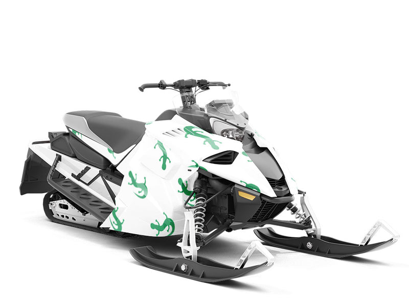 Simple Salamanders Reptile Custom Wrapped Snowmobile