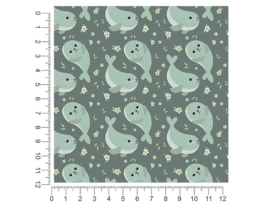 simple seals salt water 1ft x 1ft Craft Sheets