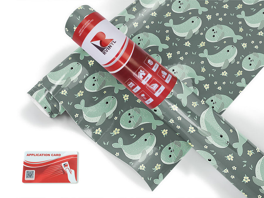 simple seals salt water Craft Vinyl Roll