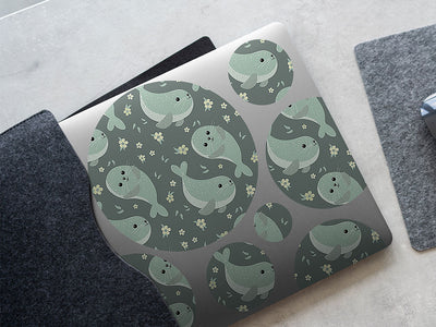 simple seals salt water DIY Laptop Stickers