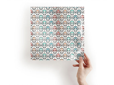 simple skulls day of the dead Craft Sheets
