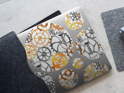 simple tools steampunk DIY Laptop Stickers