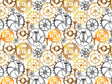 Simple Tools Steampunk Vinyl Wrap Pattern~Rwraps Series 914 Digitally Printed Vinyl Wrap~0
