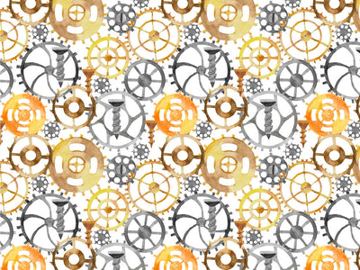 Simple Tools Steampunk Vinyl Wrap Pattern~Rwraps Series 914 Digitally Printed Vinyl Wrap~0