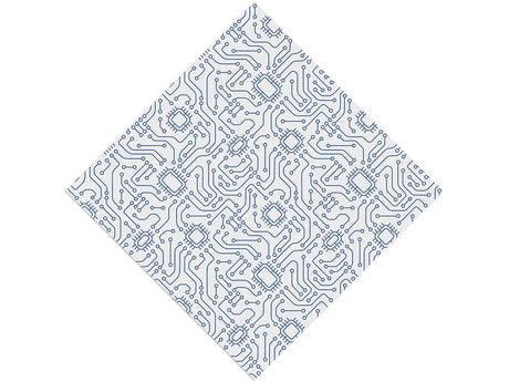 Simple White Technology Vinyl Wrap Pattern~Rwraps Series 914 Digitally Printed Vinyl Wrap~0