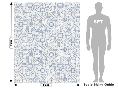 Simple White Technology Vehicle Wrap Scale~Rwraps Series 914 Simple White Technology Measurements~2