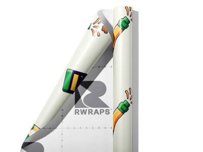 Sincere Congratulations Alcohol Wrap Film Sheets~Rwraps Series 914 Sincere Congratulations Alcohol Scrolled Sheet~3