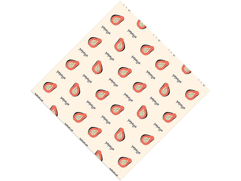 Singapore Pink Fruit Vinyl Wrap Pattern