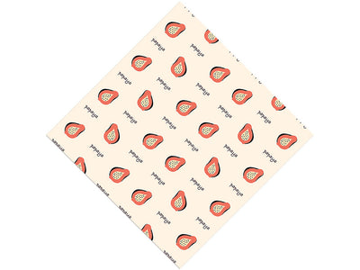 Singapore Pink Fruit Vinyl Wrap Pattern