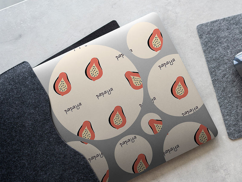 singapore pink fruit DIY Laptop Stickers