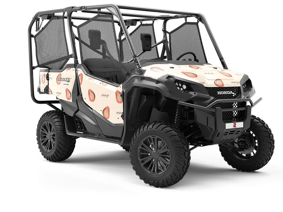 Singapore Pink Fruit Utility Vehicle Vinyl Wrap